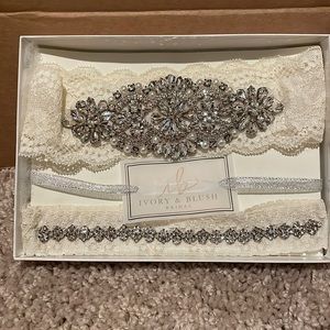 Beautiful wedding garter
